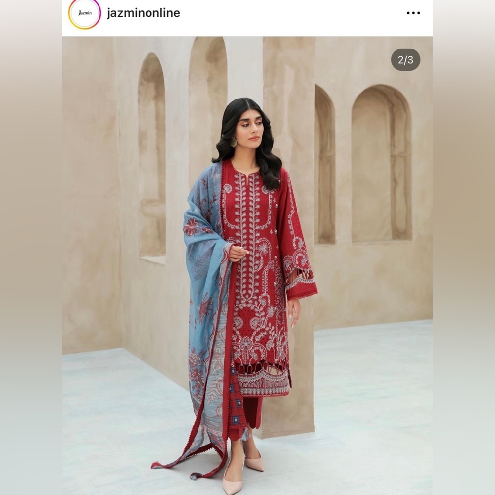 Pakistani Indian Designer Wear Dress - image 1